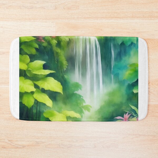 Item preview, Rainforest Waterfall flora designed and sold by AP.