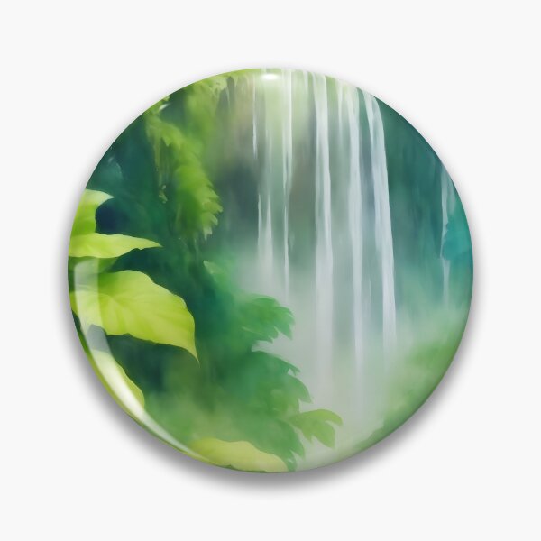 Item preview, Rainforest Waterfall flora designed and sold by AP.