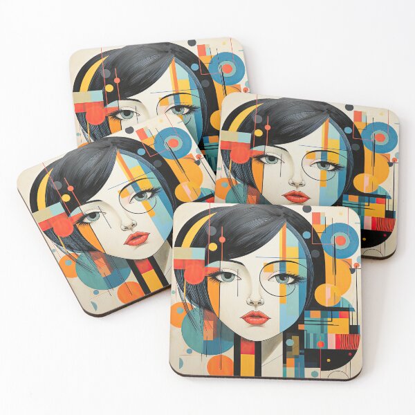 Item preview, Explore Simplistic & Minimalistic Japanese Geisha Portraits with a Majestic Touch designed and sold by ArtificialGenes.