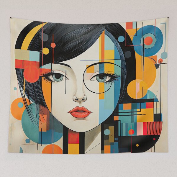 Item preview, Explore Simplistic & Minimalistic Japanese Geisha Portraits with a Majestic Touch designed and sold by ArtificialGenes.
