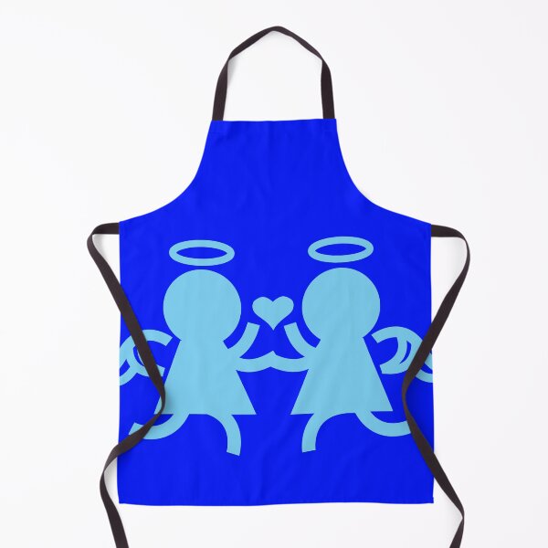 Item preview, Light Blue Twin Angel Fairies Holding Hands designed and sold by robinstudio.