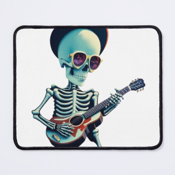 Item preview, A skeleton playing a guitar designed and sold by butter-scotchhh.