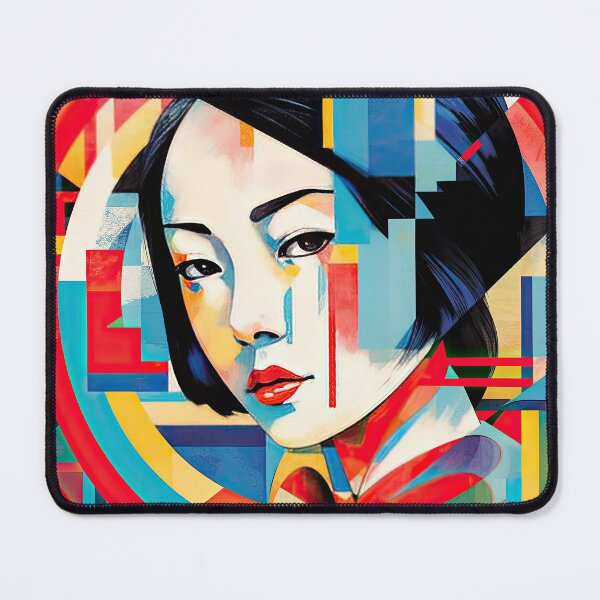 Item preview, Explore Simplistic & Minimalistic Japanese Geisha Portraits with a Majestic Touch designed and sold by ArtificialGenes.