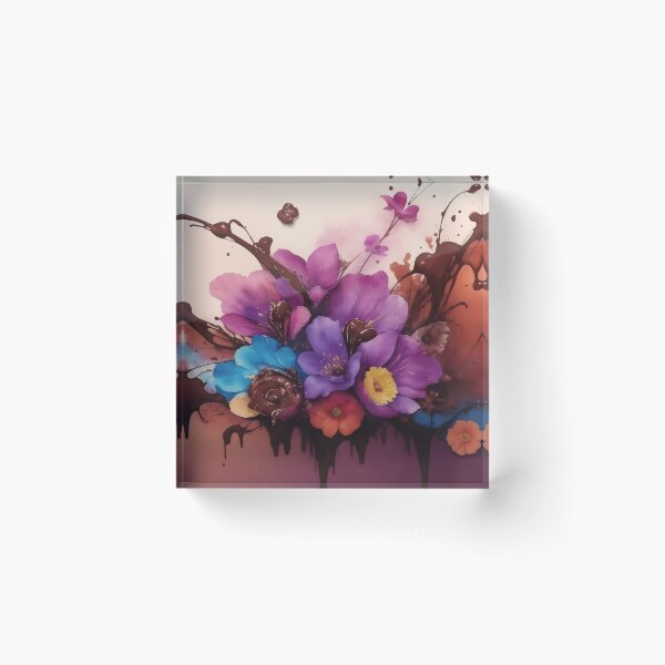Item preview, Chocolate Fantasy flowers Splash designed and sold by AP.