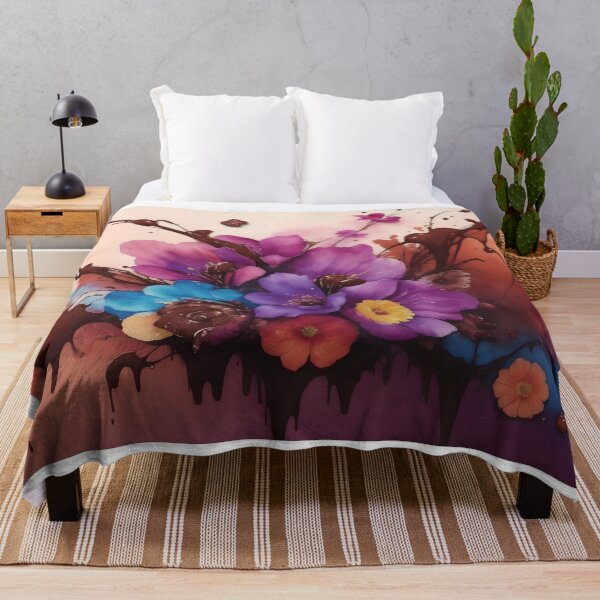 Item preview, Chocolate Fantasy flowers Splash designed and sold by AP.