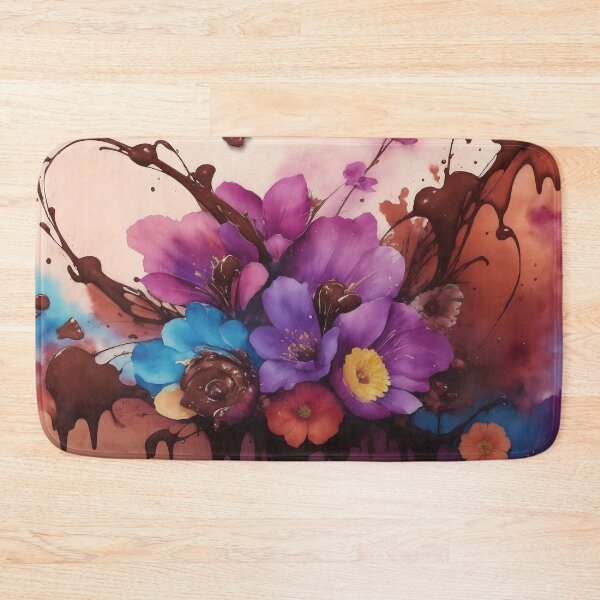 Item preview, Chocolate Fantasy flowers Splash designed and sold by AP.