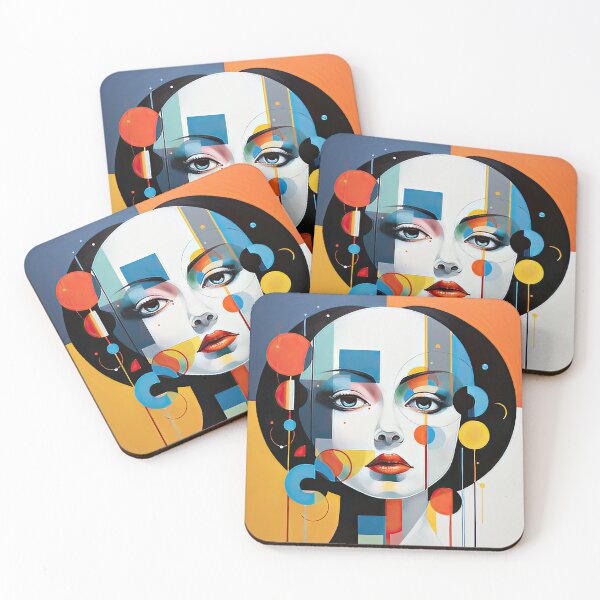 Item preview, Explore Simplistic & Minimalistic Japanese Geisha Portraits with a Majestic Touch designed and sold by ArtificialGenes.