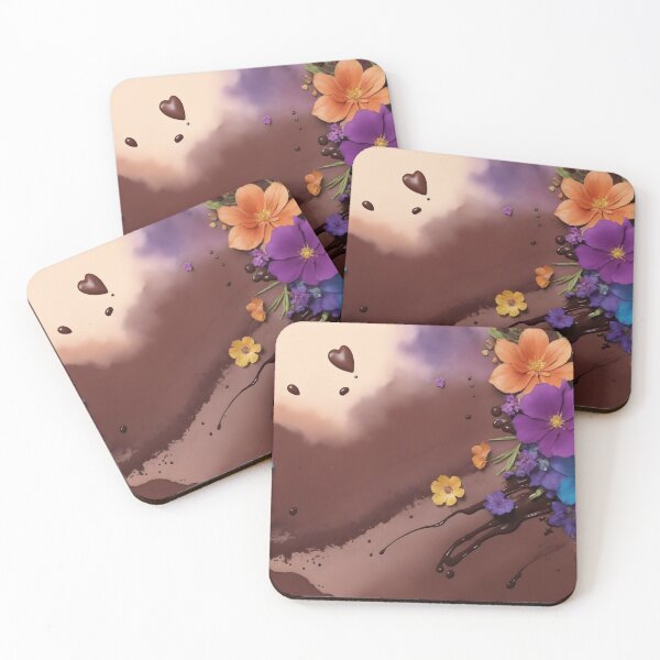 Item preview, Chocolate Fantasy flowers Splash designed and sold by AP.