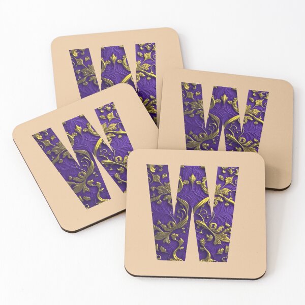 Item preview, My Name Starts With W - Design 2 #W #alphabet #pattern designed and sold by Propc.