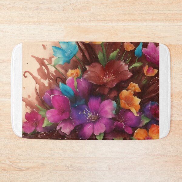 Item preview, Chocolate Fantasy flowers Splash designed and sold by AP.