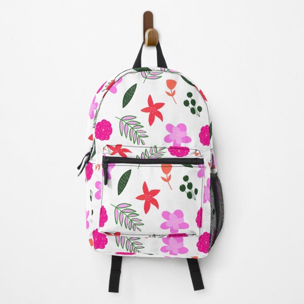 Item preview, Bold Pink, Red, Green Floral Pattern designed and sold by crazyeydcreativ.