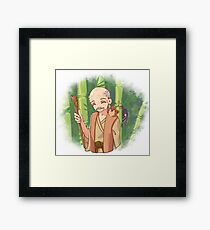 Tongue-cut Sparrow Framed Print