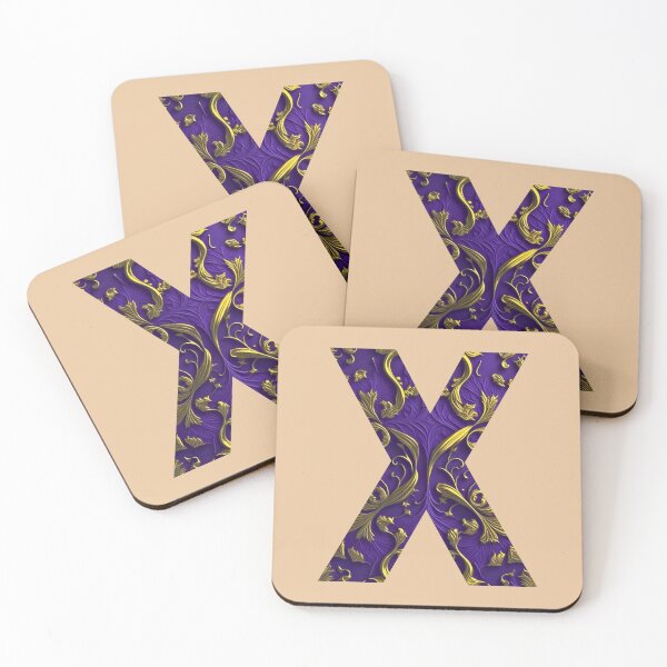 Item preview, My Name Starts With X - Design 2 #X #alphabet #pattern designed and sold by Propc.