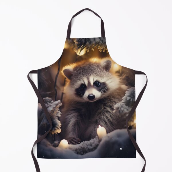 Item preview, Christmas Raccoon With Lights designed and sold by haroulita.