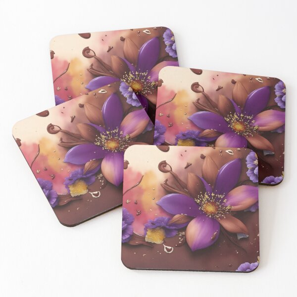 Item preview, Chocolate Fantasy flowers Splash designed and sold by AP.