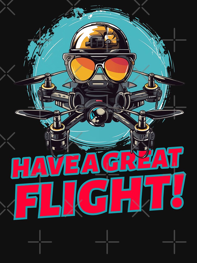 Thumbnail 7 of 7, Classic T-Shirt, Drone: Have a Great Flight! designed and sold by Teesamust.