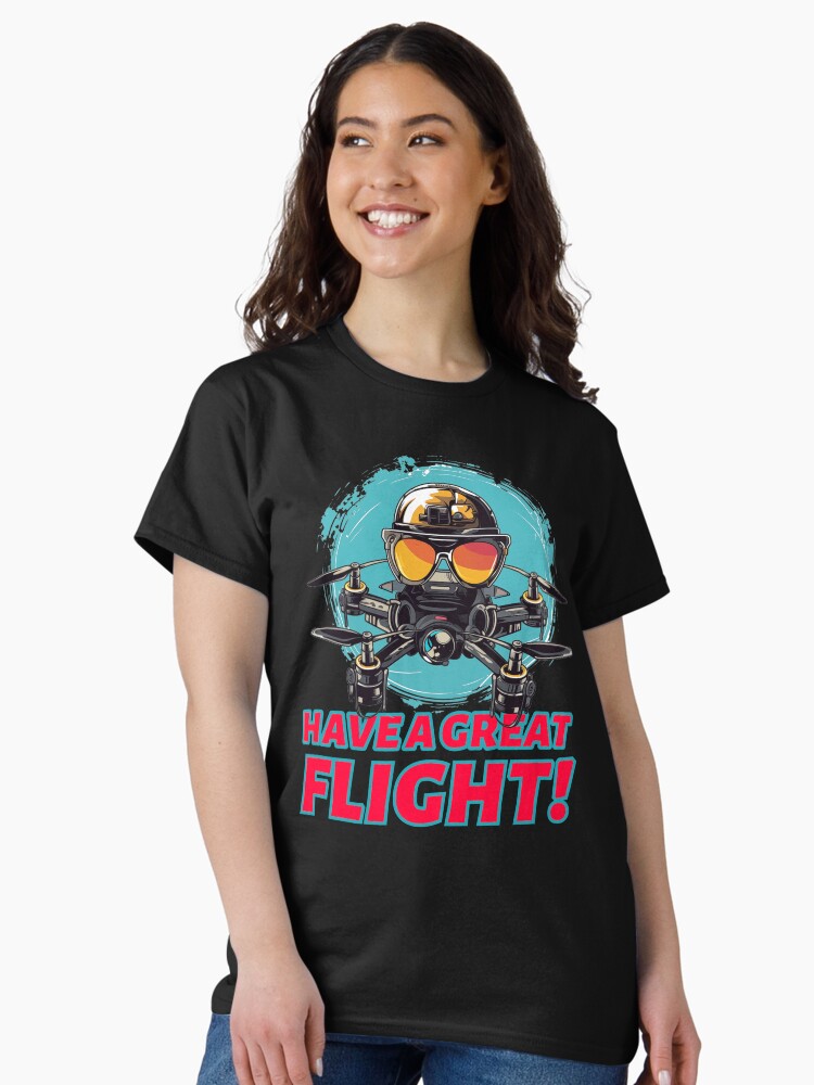 Thumbnail 2 of 7, Classic T-Shirt, Drone: Have a Great Flight! designed and sold by Teesamust.