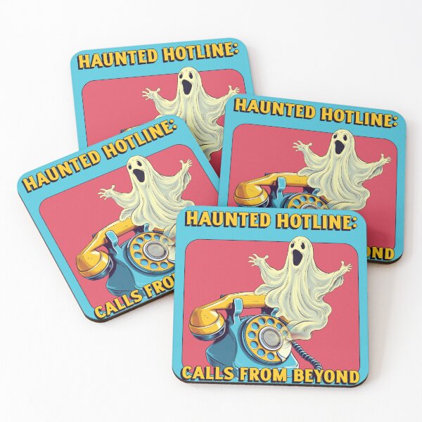 Item preview, Vintage Halloween Ghost, Haunted hotline designed and sold by Mariana Piana.