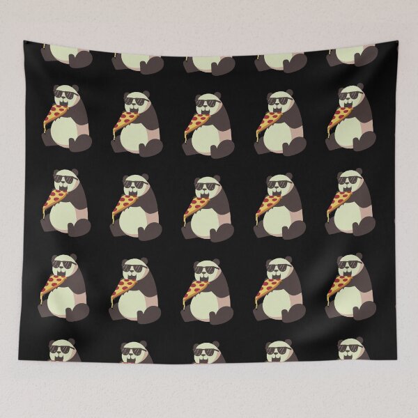 Item preview, Cute Chubby Panda Eating Pizza designed and sold by Daria-Shop.