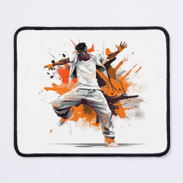 Item preview, Dynamic Breakdancer Orange Pop designed and sold by MK3DESIGN.