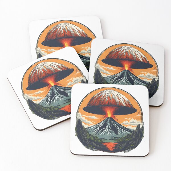 Item preview, Paricutin Volcano Illustration designed and sold by DesignMaxa.