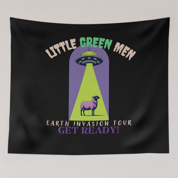 Item preview, Little Green Men. Earth Invasion Tour designed and sold by slicksquid.