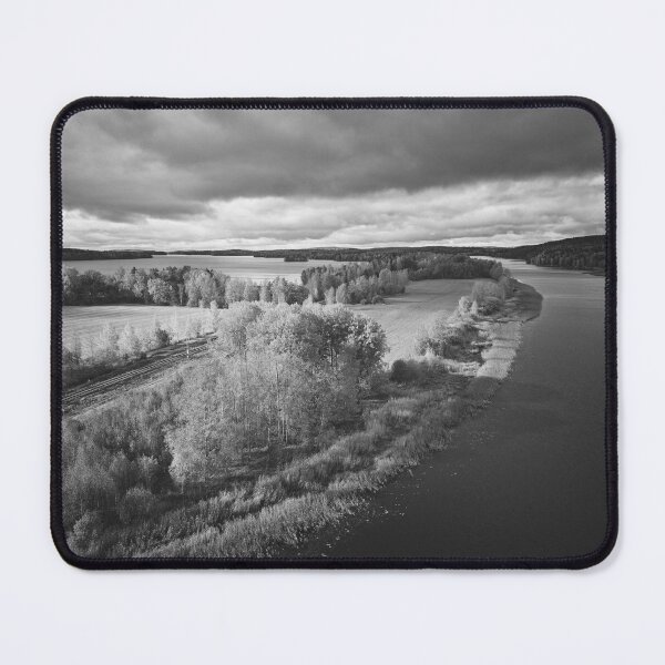 Item preview, Kesaniemi dronescape. October landscapes bw number 16 designed and sold by Jouko Lehto Photography.