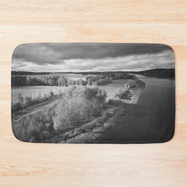 Item preview, Kesaniemi dronescape. October landscapes bw number 16 designed and sold by Jouko Lehto Photography.