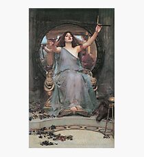 Vintage John William Waterhouse - Circe Offering The Cup To Odysseus 1891 Fine Art Photographic Print