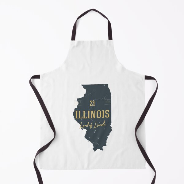 Item preview, American state map. Illinois. Land of Lincoln designed and sold by dk-design85.
