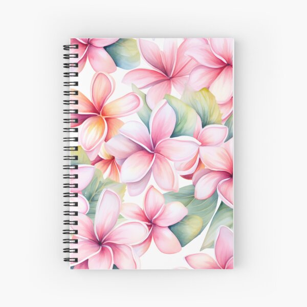 Aperçu de l'œuvre Fleurs tropicales hawaïennes roses Plumeria créée et vendue par trajeado14.