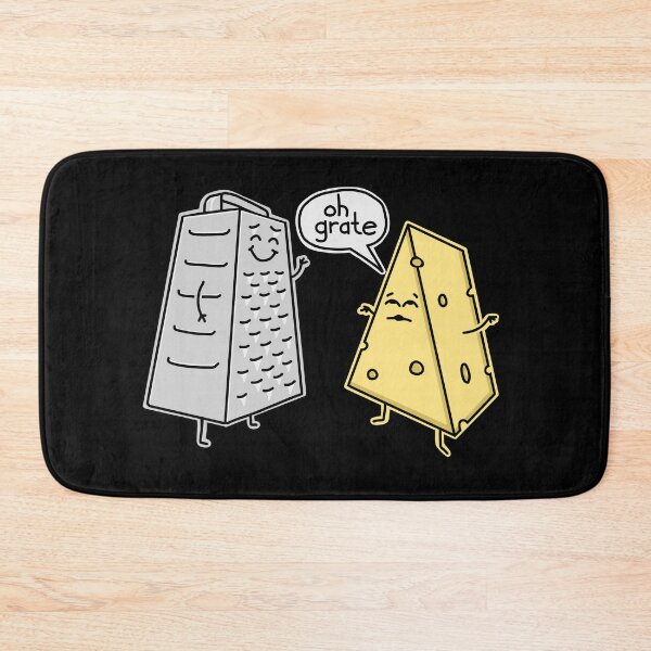Item preview, Oh Grate Cheese & Grater Cute Food Humor designed and sold by DOODL.