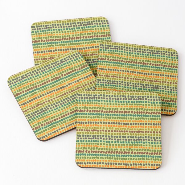 Item preview, Boho Marked Stripes on Light Green designed and sold by ara-designs.