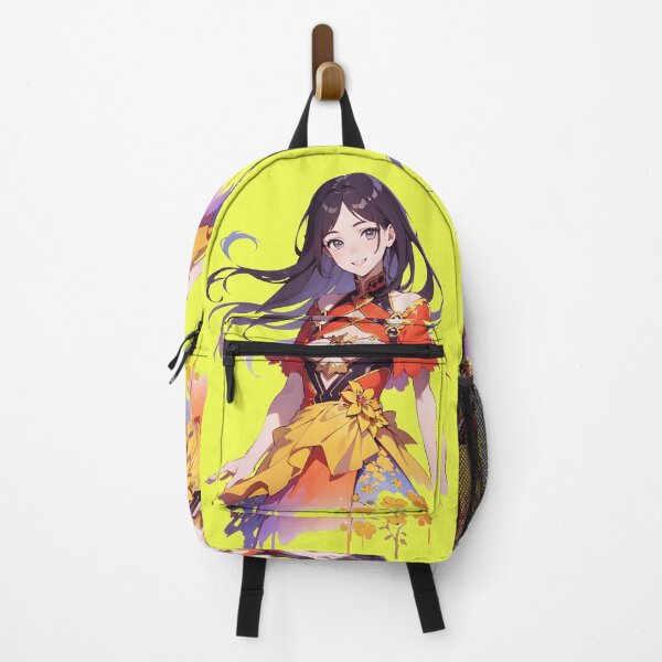 Item preview, Joyful, Vibrantly Colourful Girl Splashing with Delight designed and sold by Animepic222.