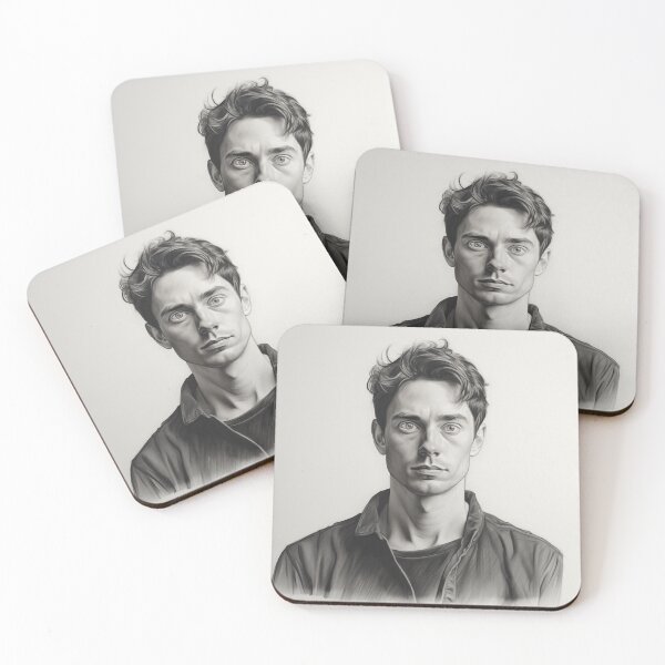 Item preview, self portrait black and white designed and sold by sanviv99.