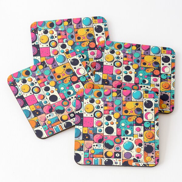 Item preview, Vivid Geometric Kaleidoscope: Shapes Within Shapes designed and sold by ReplyGirl.