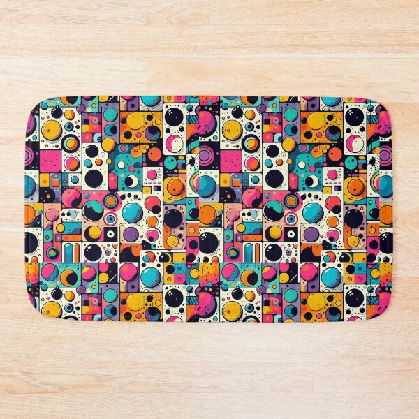Item preview, Vivid Geometric Kaleidoscope: Shapes Within Shapes designed and sold by ReplyGirl.