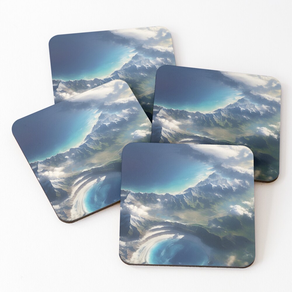 Item preview, Coasters (Set of 4) designed and sold by ROKANDESIGNART.