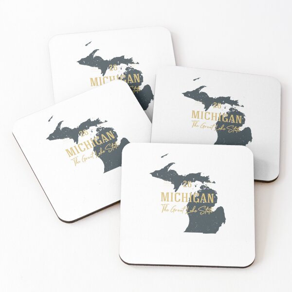 Item preview, American state map. Michigan. The Great Lake State designed and sold by dk-design85.
