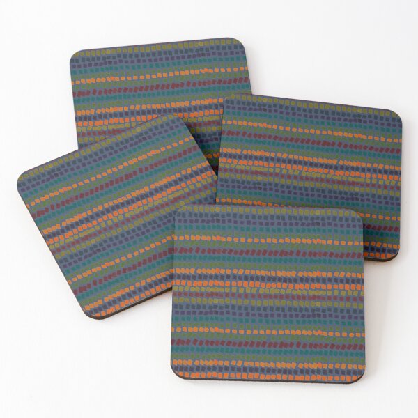 Item preview, Boho Marked Stripes on Dark Blue designed and sold by ara-designs.