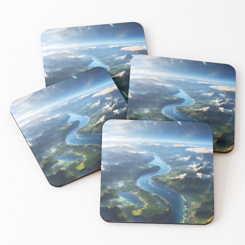 Item preview, Coasters (Set of 4) designed and sold by ROKANDESIGNART.