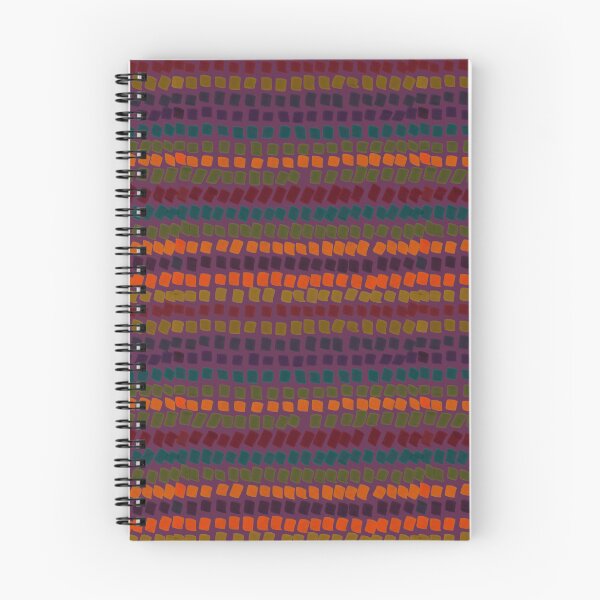 Item preview, Boho Marked Stripes on Maroon designed and sold by ara-designs.