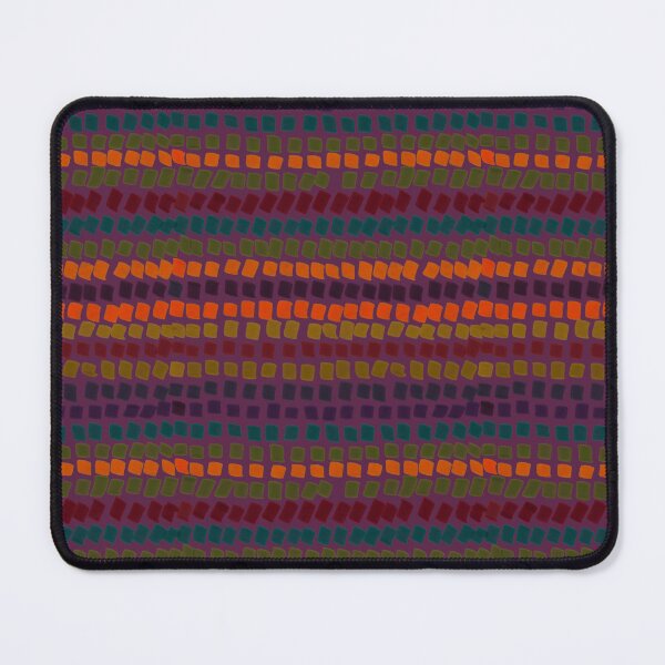 Item preview, Boho Marked Stripes on Maroon designed and sold by ara-designs.