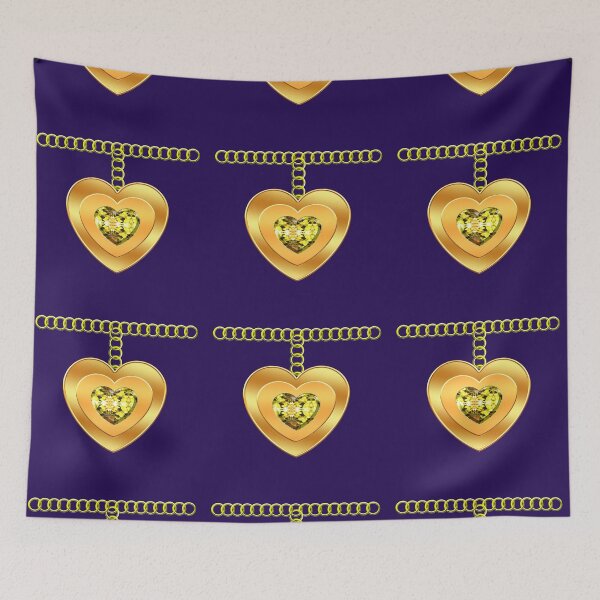 Item preview, gold heart medal designed and sold by NAGNE.