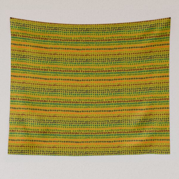 Item preview, Boho Marked Stripes on yellow designed and sold by ara-designs.