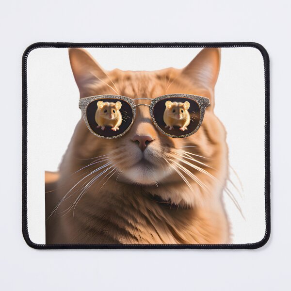 Item preview, Cat secretly spying on the mouse designed and sold by aiARToftheWORLD.