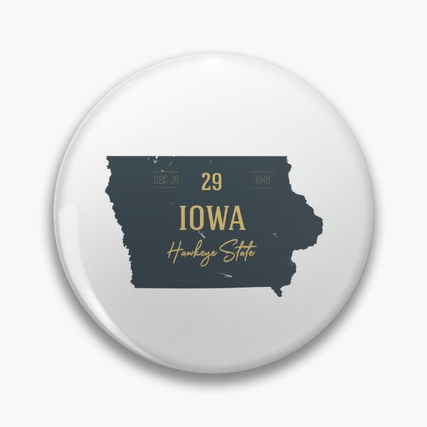 Item preview, American state map. Iowa. Hawkeye State designed and sold by dk-design85.