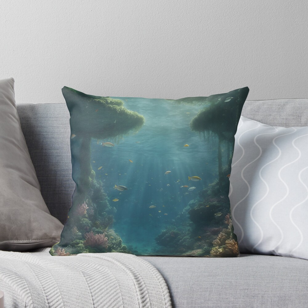Item preview, Throw Pillow designed and sold by ROKANDESIGNART.
