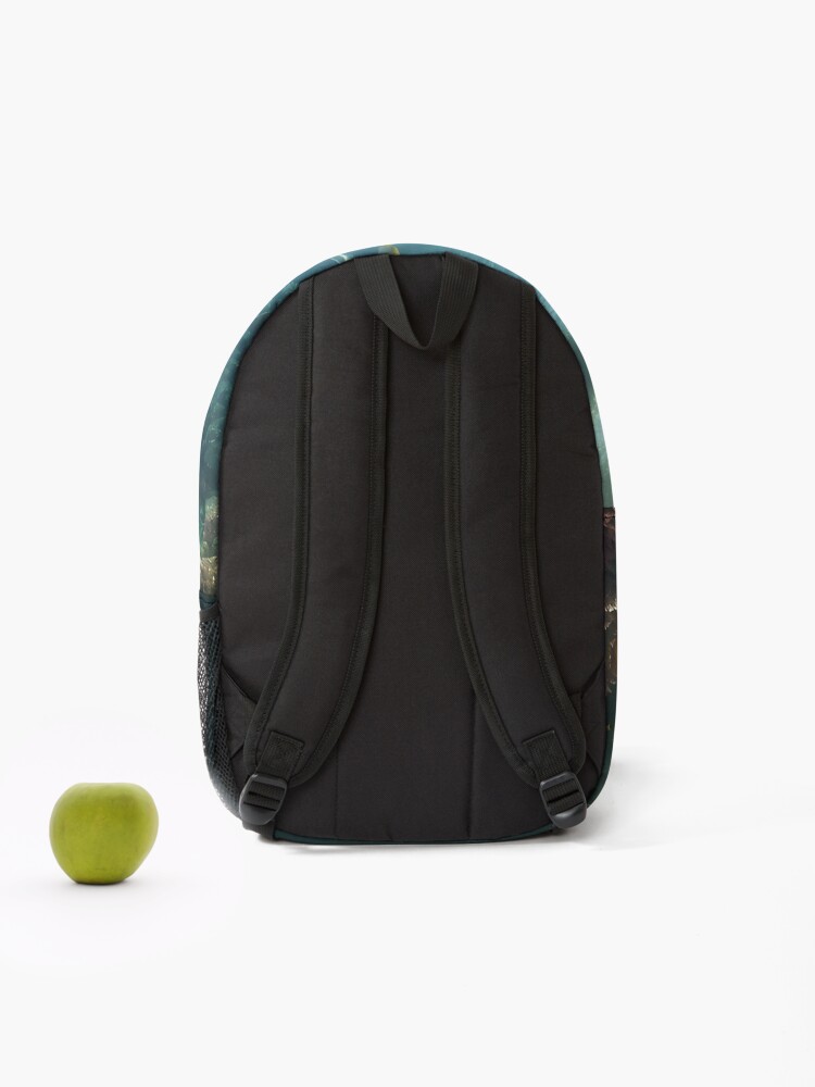Thumbnail 2 of 3, Backpack, Underwater Forest designed and sold by ROKANDESIGNART.