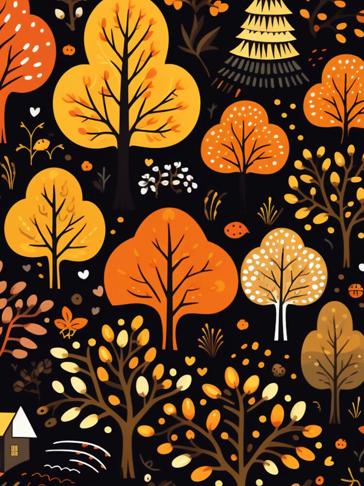 Thumbnail 4 of 4, iPhone Case, Autumn beautiful pattern designed and sold by SmileshareShop.